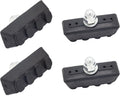 2 Pair Bike Brake Pads, Rubber V-Brake Pads for Mountain & Road Bicycles, Quiet & Non-Skid Cycling Accessories for Enhanced Safety
