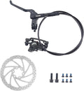 WEEROCK Hydraulic Brake Set Bike Disc Brakes Kit with Left Front 800mm Right Rear 1550 mm 160mm Rotors Aluminum Alloy Hydraulic Brake Fit for Mountain Bike, MTB