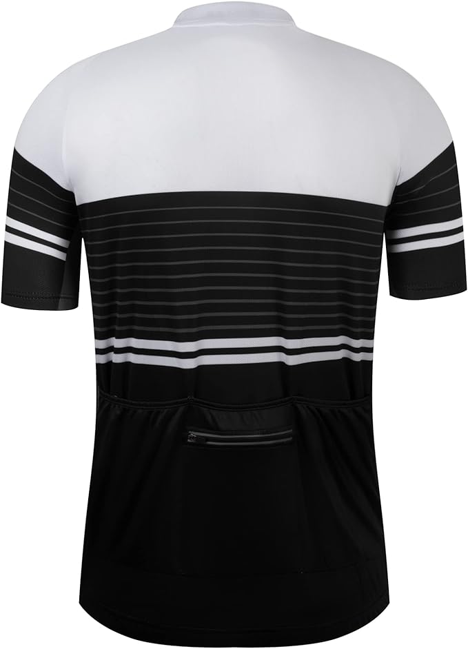 Coconut Ropamo CR Mens Cycling Jersey Short Sleeve Road Bike Shirt with 3+1 Zipper Pockets Breathable Quick Dry