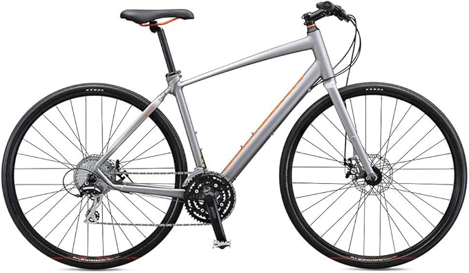 Schwinn Vantage Men and Women Adult Sport Hybrid Bike, 21 or 24 Speed Drivetrain, Aluminum Frame, Flat Bar, Disc Brakes, Smooth Ride Technology