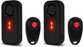 Car Alarm System, 113dB Fake Car Alarm, Motion Alarms for Cars Vehicle Security Alert Automotive Vibration Warning Interior Safety Red LED Light IP66 Waterproof, 2Pcs