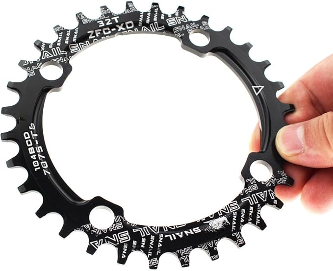 CYSKY 104 BCD Chainring 30T to 52T Narrow Wide Chainring with Sprocket Bolts for 1x Set-up Road Bike Mountain Bike BMX MTB Gravel Ebike