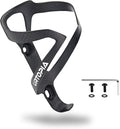 Full Carbon Fiber Bike Water Bottle Holder, Ultra-Light, High Strength Durable Carbon Bottle Cage, Bike Water Bottle Holder Brackets for Road Bike, Mountain Bike, Gravel Bike (1 Pack)
