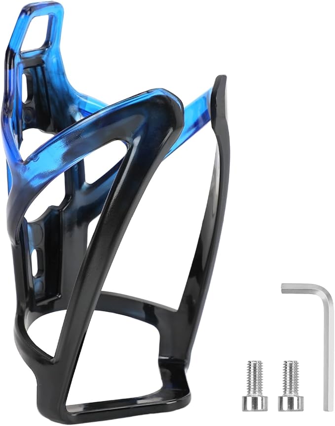 KOMCLUB Bike Water Bottle Holder Ultralight & Sturdy Bike Water Bottle Cage Universal Bike Cup Holder Rack for Bicycle, MTB, Mountain, Gravel, Road, eBike | Adult/Kids Black