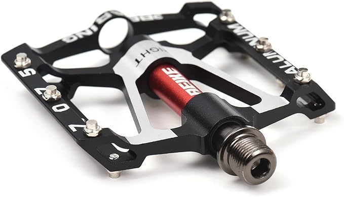 Bike Pedals, Mountain Bike Pedals Lightweight Aluminum Bicycle Pedals Road Bike Cycling Pedals Platform