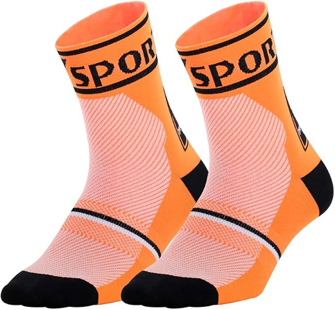 Cycling Socks Pro Mens Womens Riding Socks Bicycle Bike Sport Ankle Athletic Socks XC MTB BMX Black White Pink Blue Green