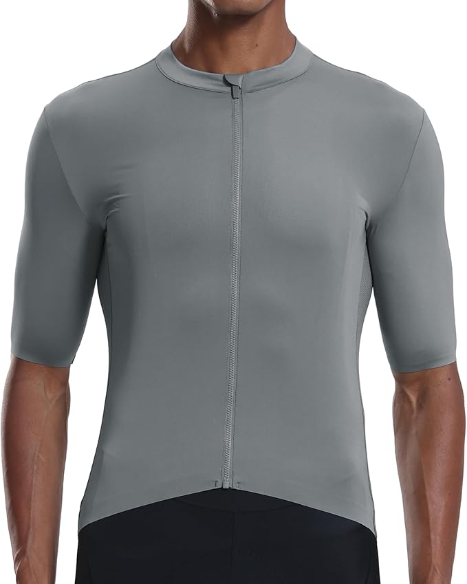 YKYWBIKE Cycling Jersey Men with Pockets Bike Jersey Short Sleeve Biking Shirts for Men Cycling Breathable MTB Biker Shirts