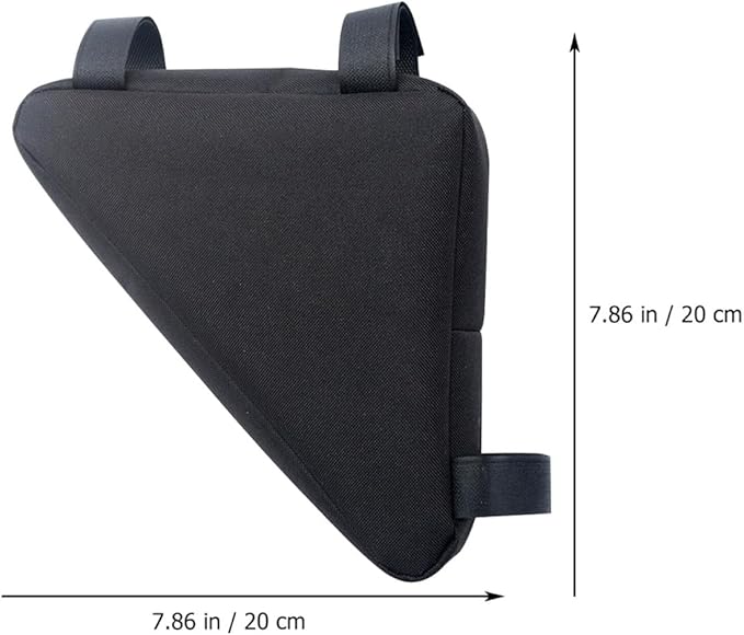 Multi-function Mountain Bike Frame Tool Bag Portable Polyester Bicycle Top Tube Storage Pouch for Cycling Repair and Travel