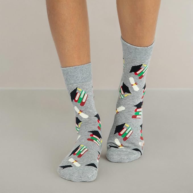 Good Luck Sock Novelty Crew Socks for Adults - For Men, Women and Teens
