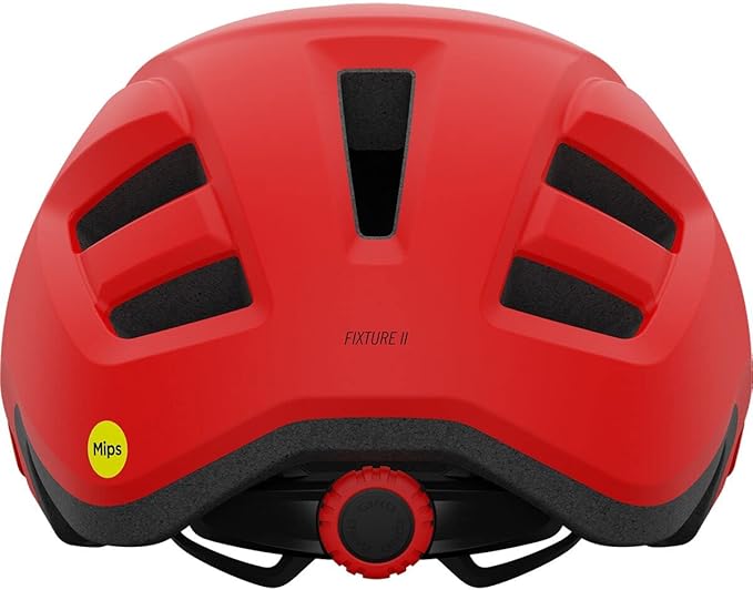 Giro Fixture II MIPS Mountain Bike Helmet for Men, Women, Kids, and Adults – Matte Trim Red, Universal Adult (54–61 cm)
