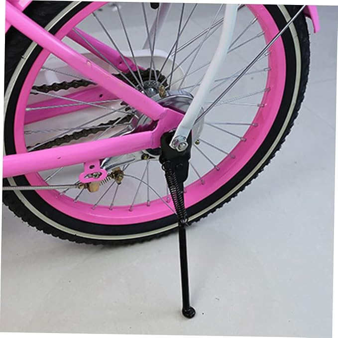 TOYANDONA Boy Girl Adjustable Bike Kickstand Aluminum Alloy Side Stand for Quick Release and Easy Installation Essential Support for Boy Girl