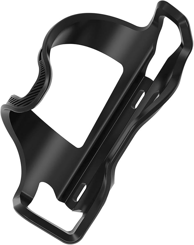 LEZYNE Flow Cage SL Enhanced Bike Water Bottle Cage - Side Load Bicycle Bottle Holder, Composite Matrix, Left/Right Options, Compact Frame Cycling Accessory - Right - Black