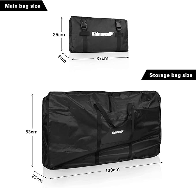 Rhinowalk Folding Bike Bag - Waterproof Bicycle Travel Case Outdoors Bike 26 to 27.5 inch Transport Bag for Cars Train Air Travel