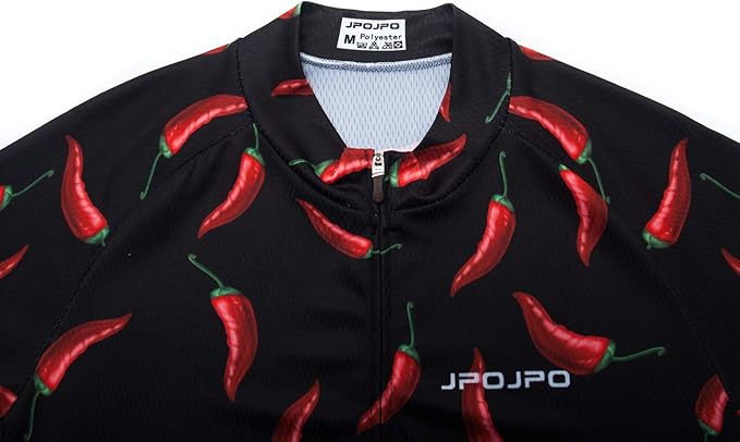 JPOJPO Men's Cycling Jersey Bike Shirt Short Sleeve MTB Summer Clothing Bicycle Tops Jacket S-3XL