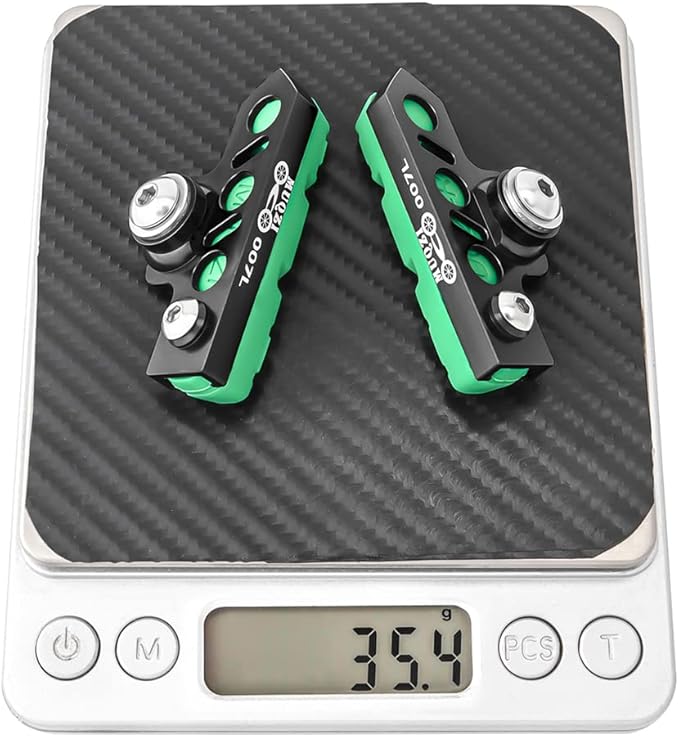 Bicycle C Caliper Extended Brake Pad (Set of 2) Bike Wear-Resistant Replaceable Aluminum Alloy Rim Brake for Road Bike,MTB,Folding Bike