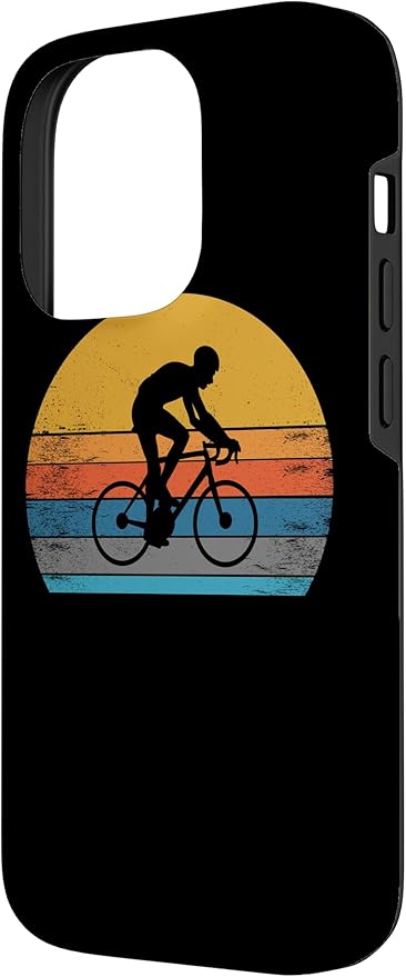 Racing Road Bike Vntage Cycling Riding Racing Bike Bicycle Case for iPhone 14 Pro