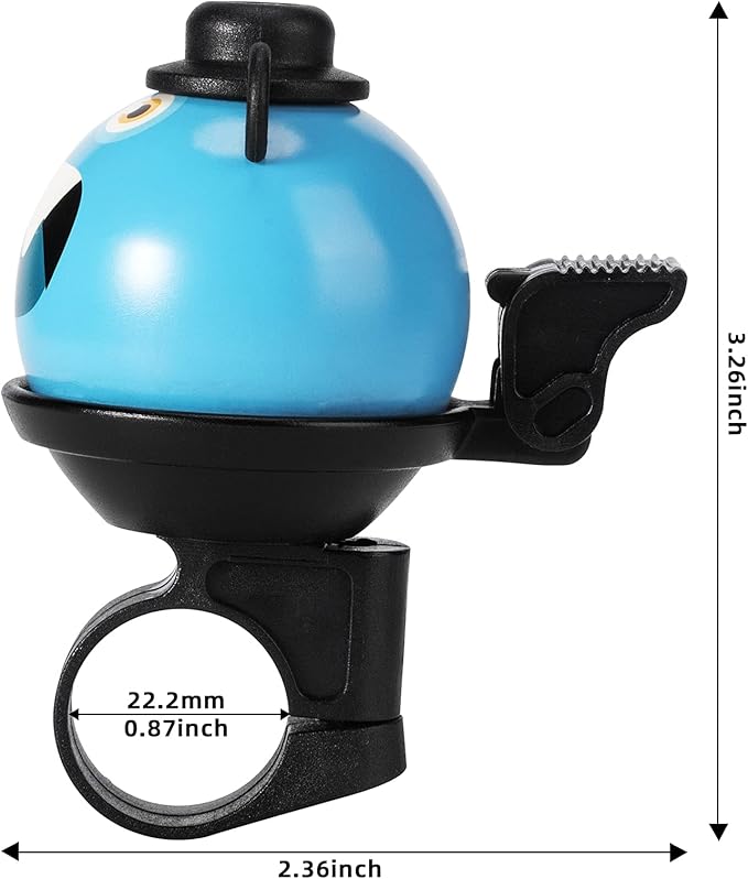 ROCKBROS Bike Bell for Kids Bicycle Bells Cycling Bells Cute Ring Ball Bike Accessories for Girls Boys Scooter Bike