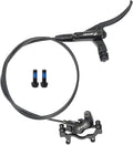 Zoom HB876 Hydraulic Disc Brakes Set, Black, Mountain Bike Right Rear 1400mm, Adapter Fit EBike Fat Bike Bicycle for Mountain Bike, Road Bike