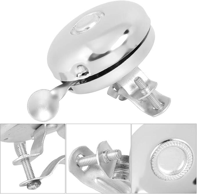 Retro Metal Ring Ring Classic Bike Bell Metal Bike Bell Ring Handlebar Cycling Loud Sound Alarm Bell Small Bell Tricycle Road Mountain Loud Crisp Classic Bell