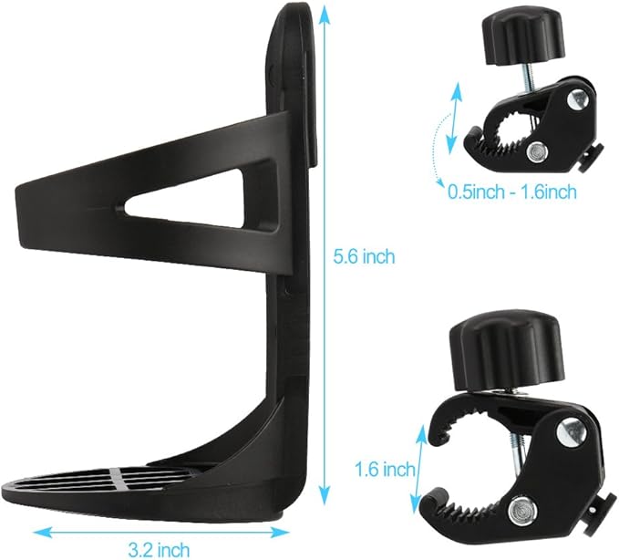 Accmor Universal Bike Water Bottle Holder for Large Bottles, Bike Water Bottle Cages Cup Holder Fits Most Bicycles