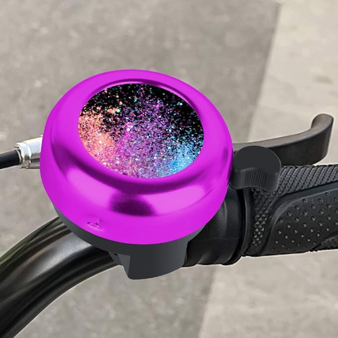 MZELQ Bicycle Bell Cute Clear Sound Adjustable Size Aluminum Bike Accessories Bell Ring for Girls Women Kids Adults