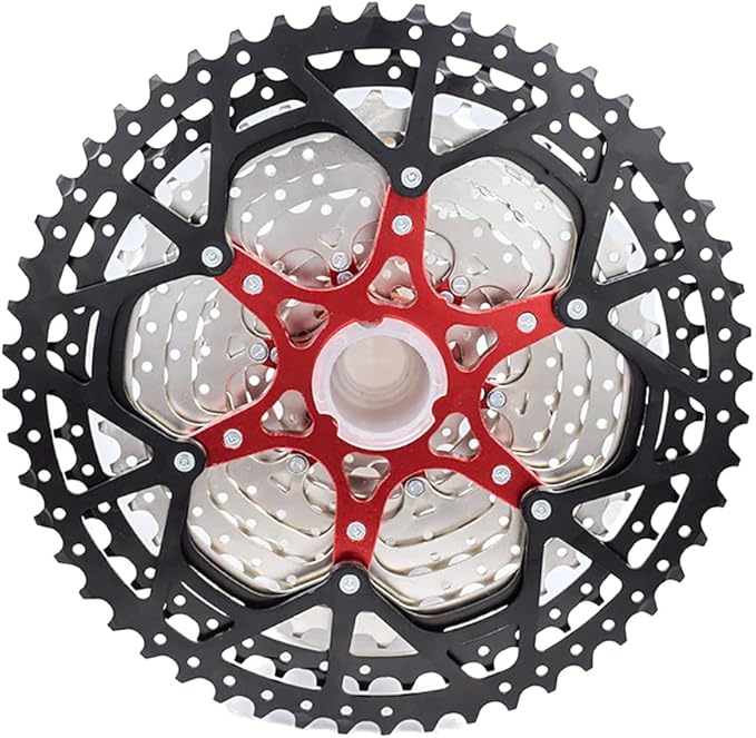VG SPORTS 8/9/10/11/12 Speed Ultra-Light Bike Cassette for Mountain Bike 11-40T/11-42T/11-46T/11-50T/11-52T MTB Cassette Lightweight Aluminum Bracket Cassette