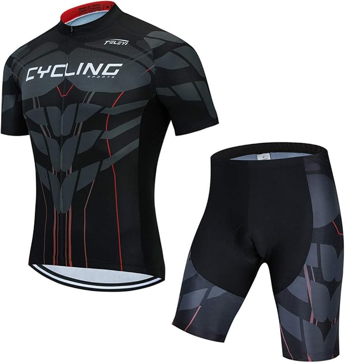 Cycling Jerseys Sets Short Sleeve Bike Clothing Suits Bicycle top Men MTB Jersey Breathable Summer