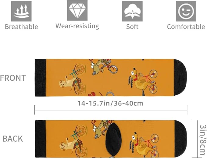 Novelty Crew Socks Crazy Socks For Women & Men
