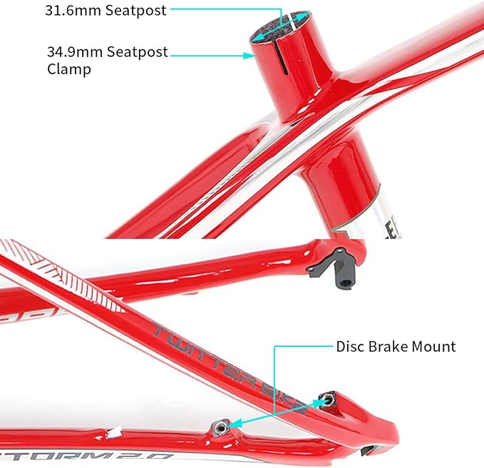 15''/17''/19'' Carbon Fiber Mountain Bike Frame 27.5er 29er XC Hardtail Quick Release 135mm Bike Frame Disc Brake Internal Routing