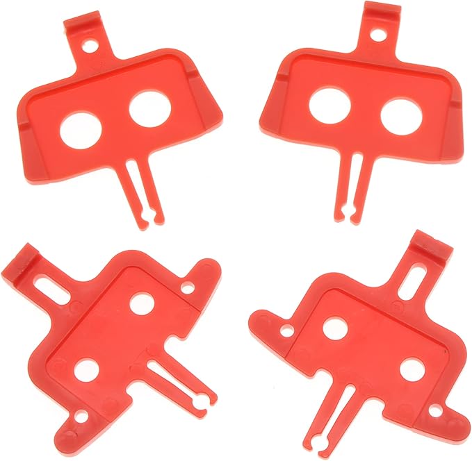 4 Pcs Bicycle Brake Pad Spacer Hydraulic Disc Brake Pad Spreader Instert Tool Recoil Pad Spacer Disc Cycling Repair Tools Compatible with Shimano MTB Road Bike