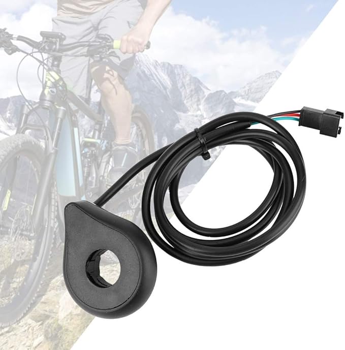 12 Magnets Electric Bicycle Pedal Assist Sensor, ABS Hall Speed Sensor with 1m/3.3ft Line for E Bike Pedal Assist Drive System