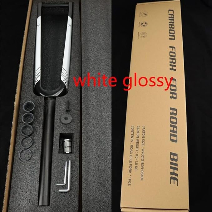 Bicycle Forks Bike Fork Full Carbon Fiber Rigid Fork 700c Road Bike Fork 1-1/2'' Tapered 26'' 27.5'' 29'' Mountain Bike MTB Fork Thru Axle 12x100mm Disc Brake Front Fork