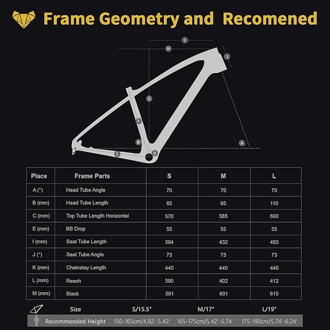 TRIFOX Carbon Fiber Mountain Bike,29er Carbon Mountain Bike with Shimano M6100 Deore Groupset 12-Speed,Carbon Fiber Frame,Hydraulic Fork 130mm Travel,/17/19 inch
