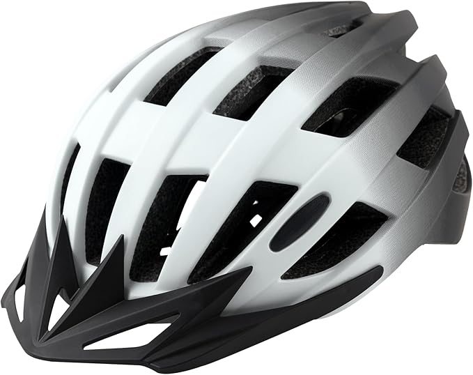 Adult Bike Helmets, Adjustable Mens Womens Bicycle Helmet, Lightweight Road Mountain Cycling Safety Sports Helmets with Detachable Visor
