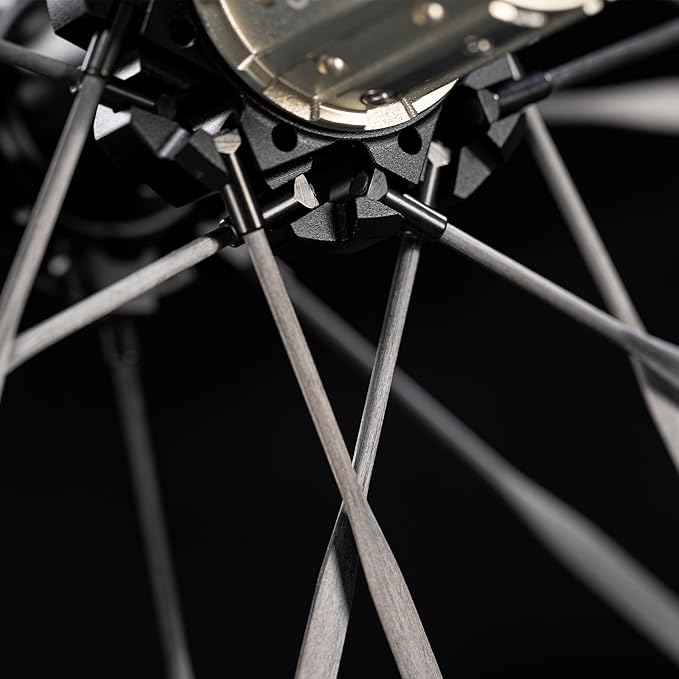 WINSPACE UNAAS PRO2 Carbon Fiber Wheelset 700C Disc Brake Carbon Spokes Wave Rim Ultralight 1430g 45-50mm Depth Road Bike Wheels, Tubeless Ready.