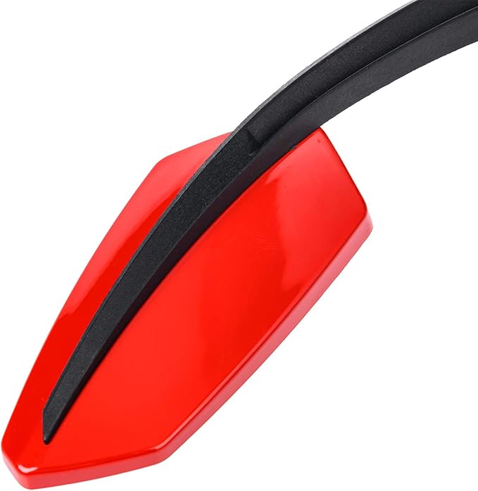 Addmotor Bike Mirrors, 1 Pair Bicycle Mirror Handlebar Mount, 360° Adjustable Rotatable Bike Mirror, HD, Safe Handlebar Rearview Mirror, Bike Accessories Bicycle Mirrors Set(Red)