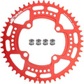 FOMTOR 104 BCD Chainring (30-52T) 7-12 Speed Compatible CNC 7075 Aluminum Narrow Wide Tooth Round Oval Chainrings for MTB/Road Bike Ebike Chainwheel Black/Red