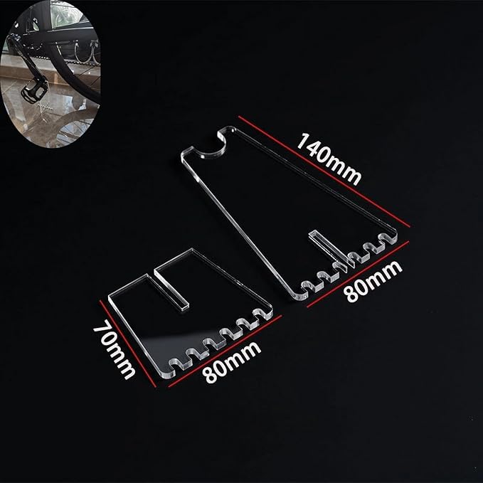 Bike Stand Outdoor Invisible Portable Lightweight Bicycle Parking Rack Bracket 5.5 Inch Shooting Display Side Stand for Road Bike Racing Bike Kids Bike Photography Taking Pictures