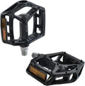 Wellgo MG3 Magnesium Pedals 9/16" for MTB BMX DH Platform DU Bearing, Black,WE3101