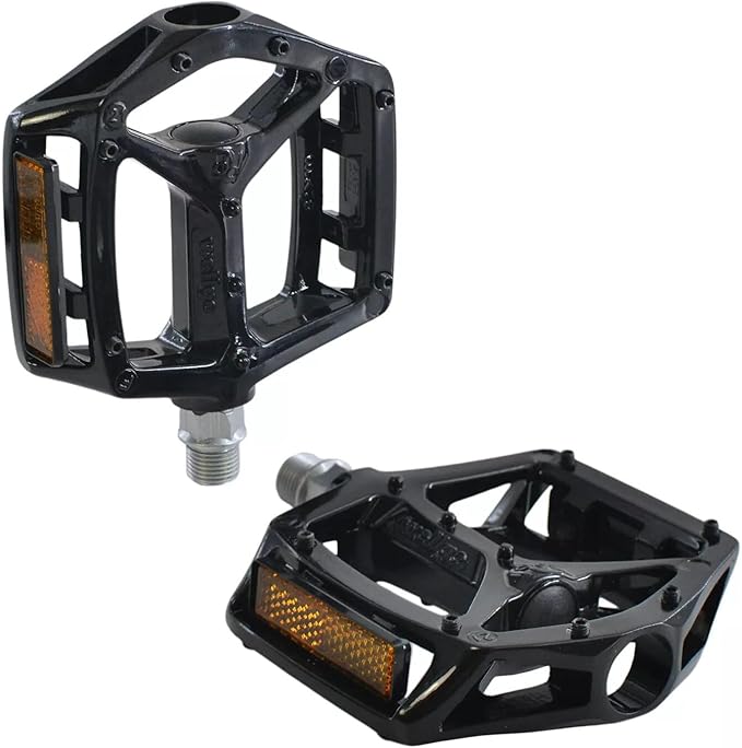 Wellgo MG3 Magnesium Pedals 9/16" for MTB BMX DH Platform DU Bearing, Black,WE3101