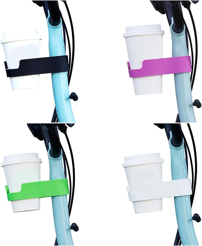 Folding Bike Cup Holder Quick Release, Sturdy Design, Bottle Mount for Commuters & Cyclists Bike Cup Stand