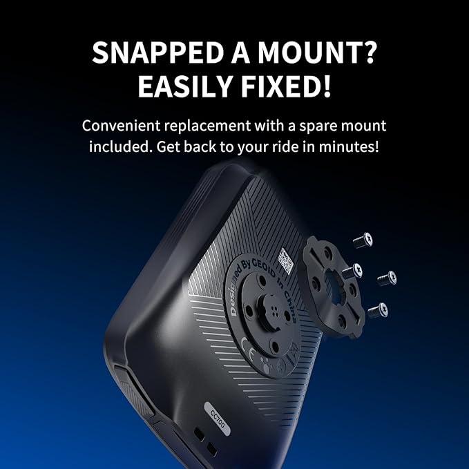 GEOID CC700 2.8" Color Screen Bike/Cycling Computer Wireless - Route Navigation with Re-Route Planing, WiFi Auto-Sync, ANT+/Bluetooth, Fast 5s GPS Positioning, Free Indoor Training