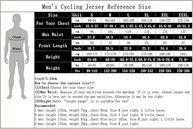 Men's Cycling Jerseys Tops Biking Shirts Short Sleeve Full Zipper Bike Clothing