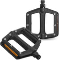 DRBIKE Mountain Bike Pedals MTB Pedals 9/16" Sealed Bearing Lightweight Nylon Bicycle Flat Platform Pedals for MTB BMX Road Bike Kids Bike Replacement Pedal