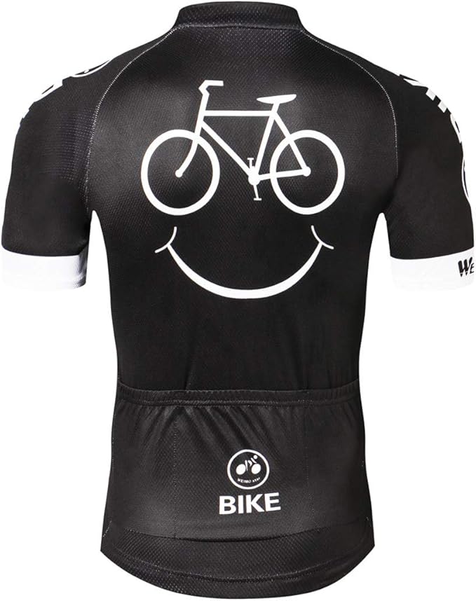 Cycling Jersey Men Full Zip Bike Shirt Racing Top Bicycle Clothing
