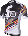 Weimostar Men's Cycling Jersey Men Mountain Bike Jerseys Short Sleeve Tops S-5XL