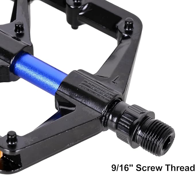 TRIFOX Mountain Bike Pedals, Ultra Strong CNC Machined 9/16" Cycling Sealed Bearing Pedals