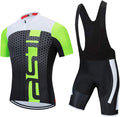 Men's Cycling Jersey Set, Summer Mountain Bike Clothing Short Sleeved Riding Jerseys