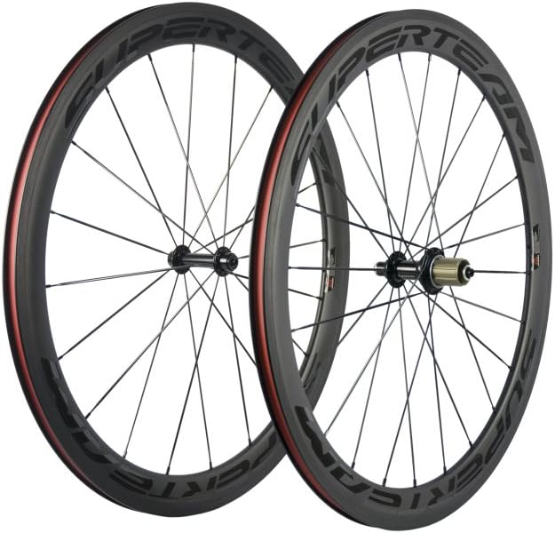 Superteam Bike Wheel Clincher 700C Carbon Wheelset 38/50/60/88 UD Matte 25 Width