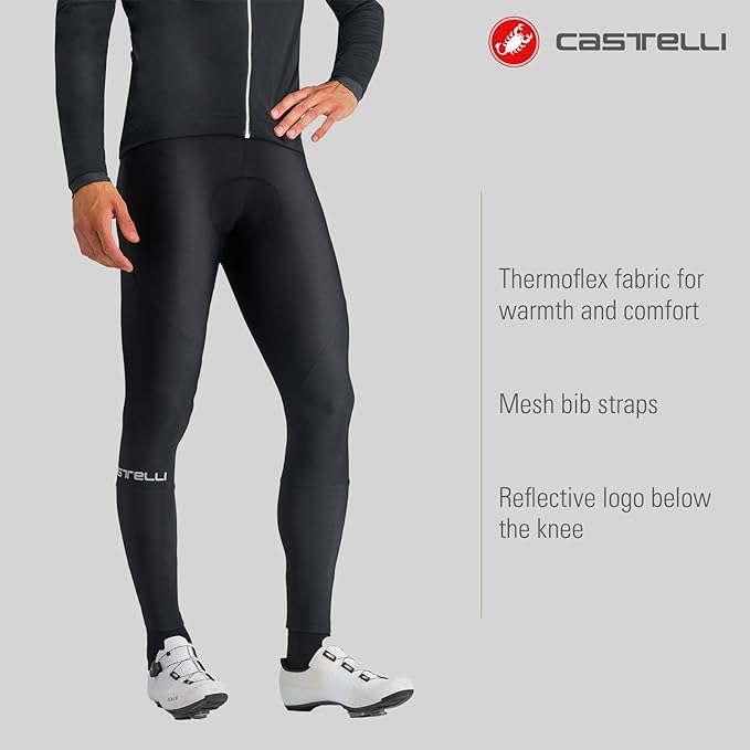 CASTELLI Men's Entrata Bibtight for Road and Gravel Biking I Cycling